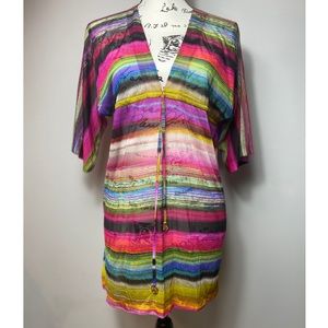 Luli Fama Multicolor Caftan Dress